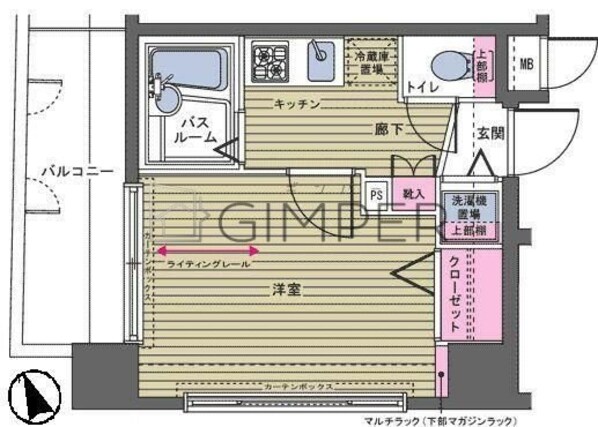 フェニックス西早稲田の物件間取画像